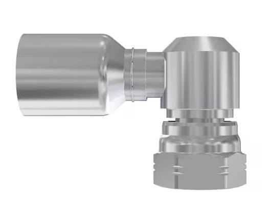 BSP Kompakt Vinkel 90° Indstik - BSPP Svivel (Hun) indv. gev./Omløber (Konus 60°)