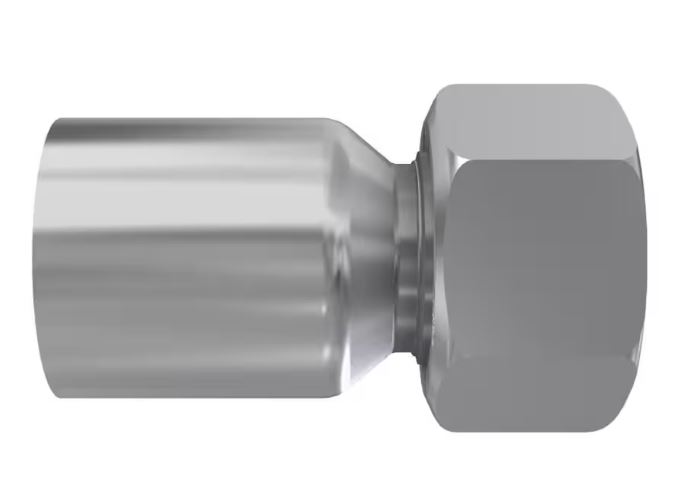 DIN - Metrisk Lige  Indstik - Metrisk Svivel (Hun) indv. gev./Omløber (Konus med O-ring 24°)