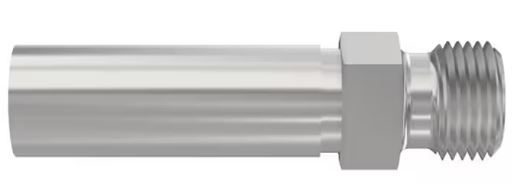 DIN - Metrisk Lige  Indstik - Metrisk Han (Udkravning 24°)