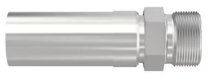 DIN - Metrisk Lige  Indstik - Metrisk Han (Udkravning 24°)