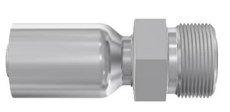 O-Lok / ORFS Lige  Indstik - UN/UNF Han (Flat Seat)