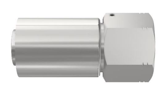BSP Lige  Indstik - BSPP Svivel (Hun) indv. gev./Omløber (Konus med O-ring 60°)