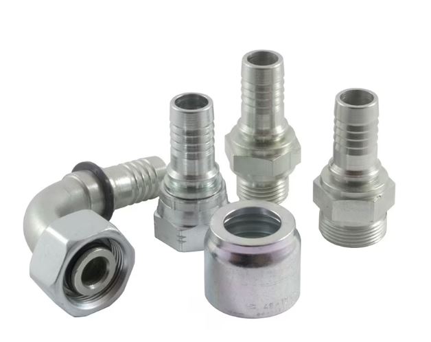 DIN - Metrisk Lige  Indstik - Metrisk Han (Udkravning 24°)