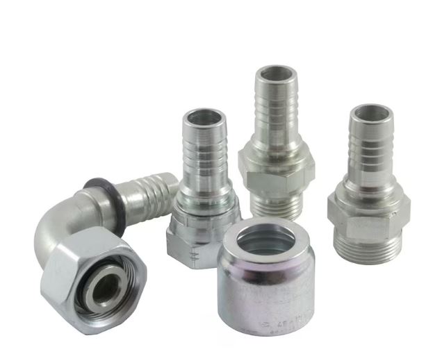 DIN - Metrisk Lige  Indstik - Metrisk Han (Udkravning 24°)