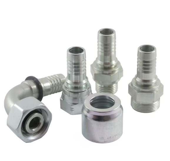 O-Lok / ORFS Lige  Indstik - UN/UNF Han (Flat Seat)