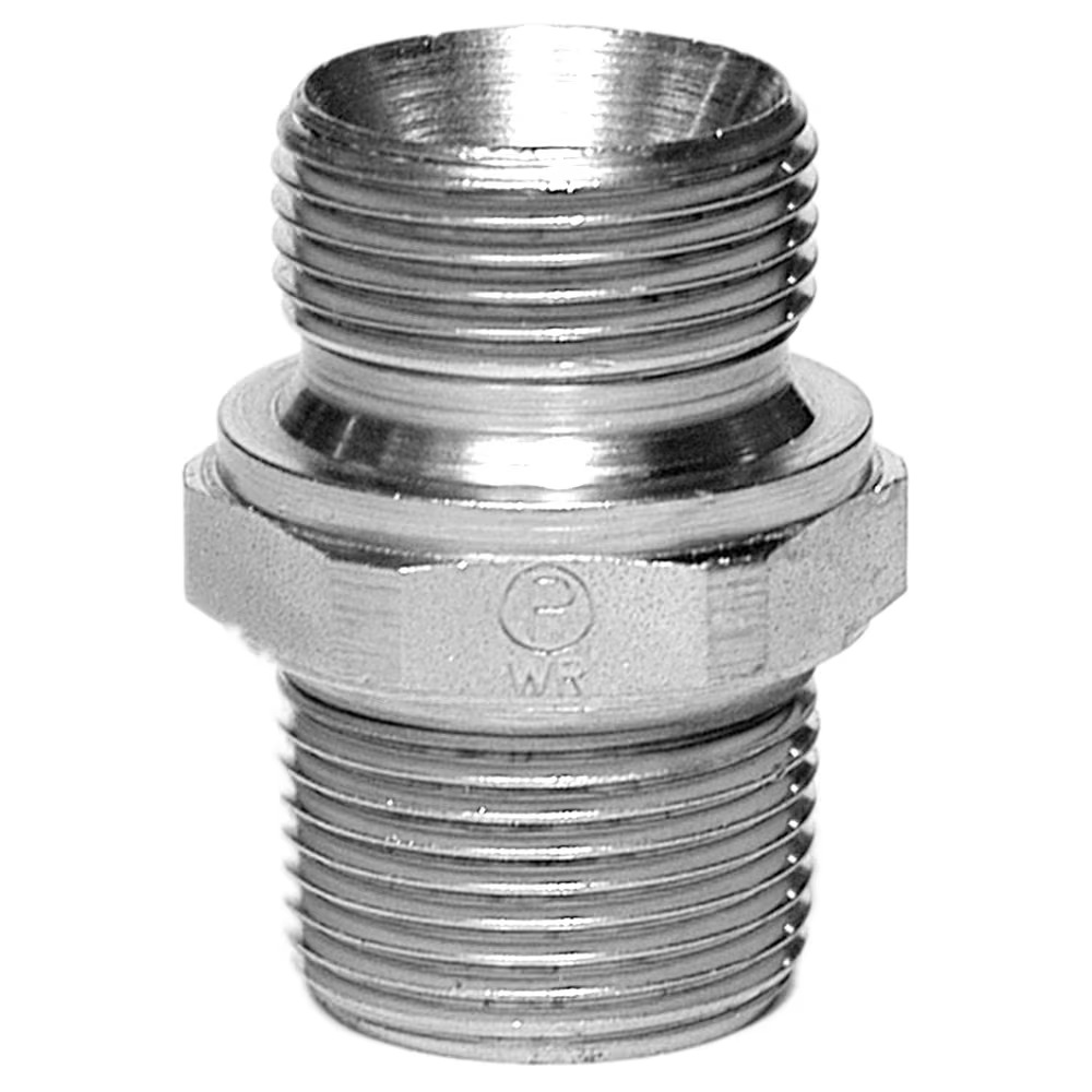 Lige Indskruning - BSPP 60° Konus Ende / Udvendig BSPT Gevind