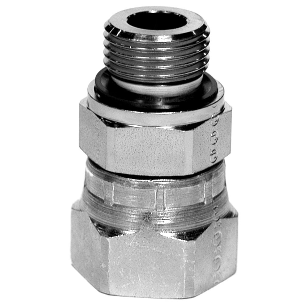 Svivel Udvendigt Gevind - O-Lok® ORFS Svivel Indvendig  Ende / Udvendig BSPP Gevind – ED Pakning