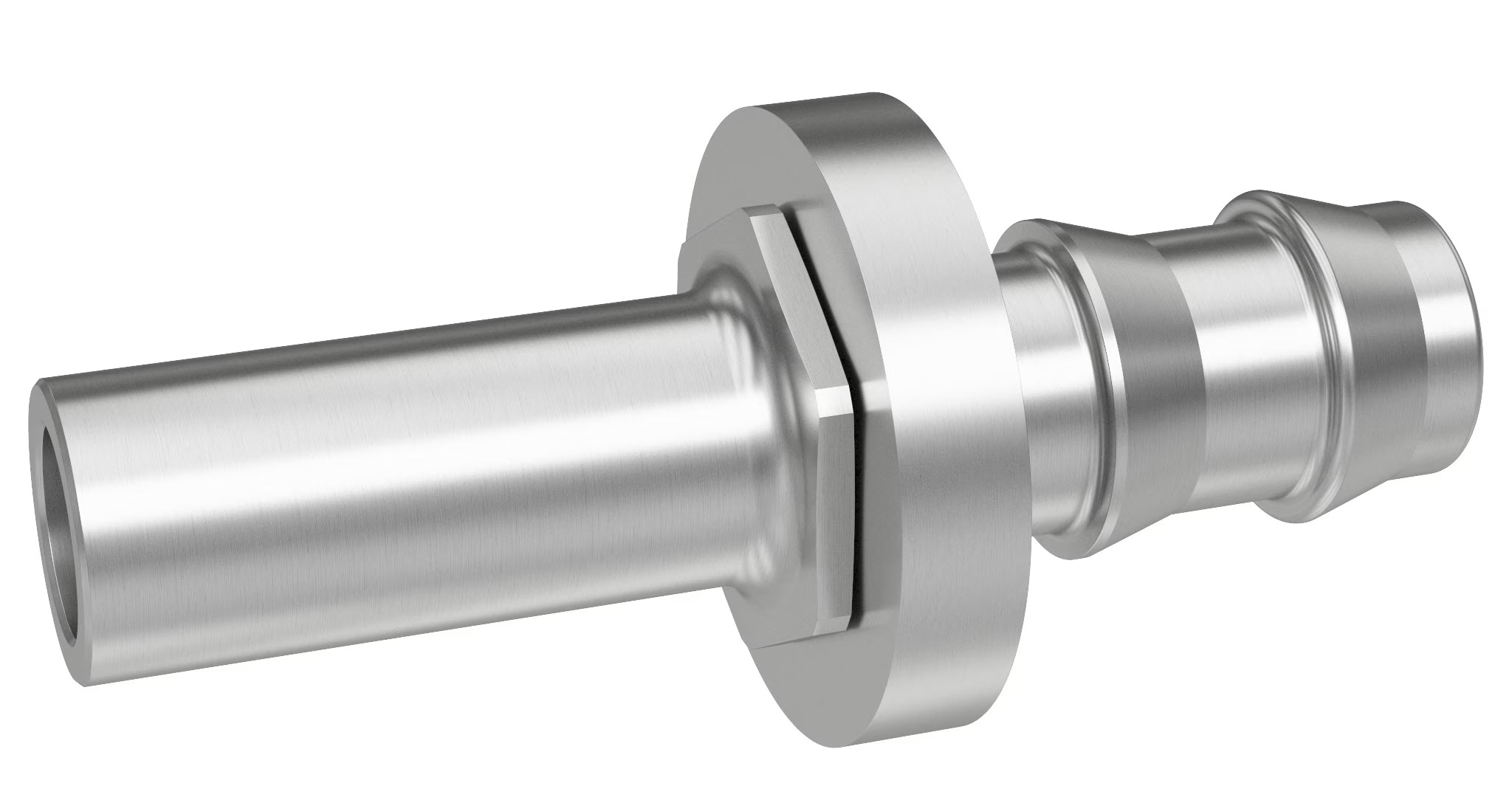 Push On Field Attachable Hydraulic Hose Fitting - 82 Series Fittings Straight Male Standpipe Metric L - Rigid Steel