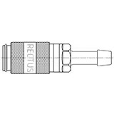 Serie 20  Straight-Through Hun Lynkobling (uden ventil) - Slangestuds - Messing