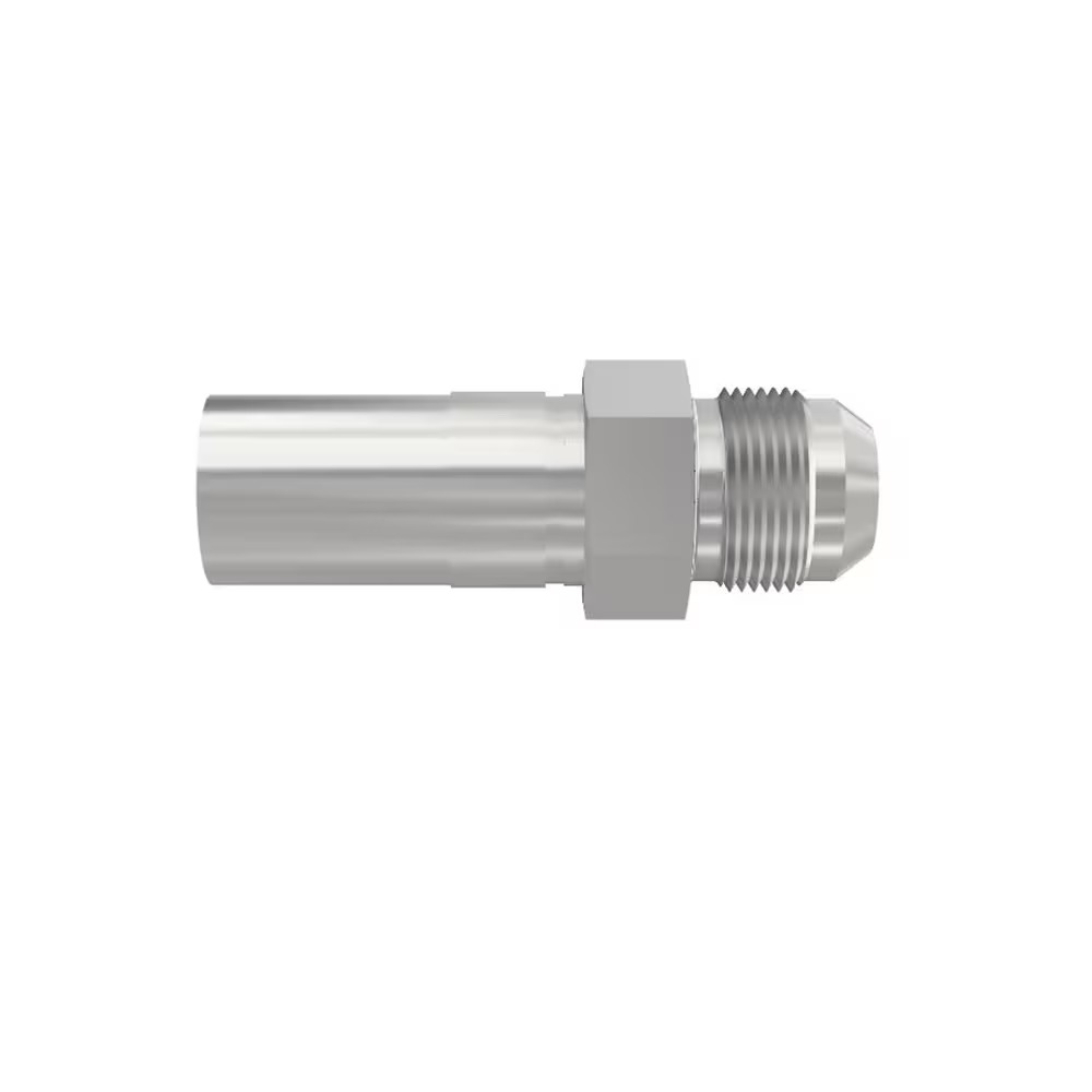 Crimped Thermoplastic Hydraulic Hose Fittings, YX Series Male SAE (JIC Straight AGJ