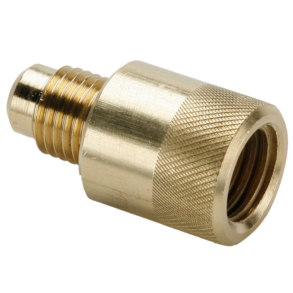 Refrigeration Access Valves Refrigerant Adapter Male Flare to ACME Threaded Female
