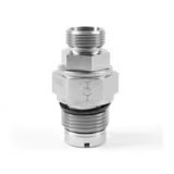 Drejelig Samler Lige Udvendigt Gevind med Glideleje - Udvendig BSPP Gevind – ED-Pakning / EO 24° Konus Ende