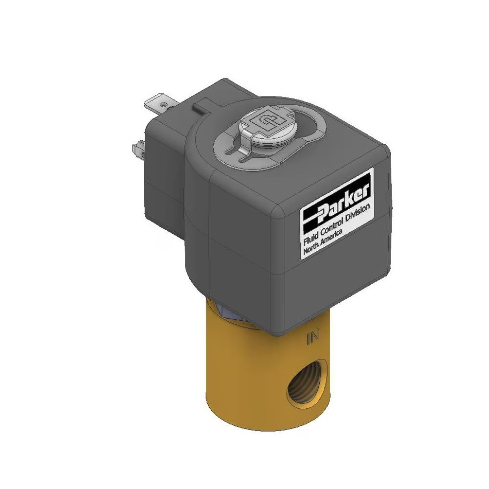 Parker 2-Way Normally Open, 1/4" NPT General Purpose Solenoid Valves