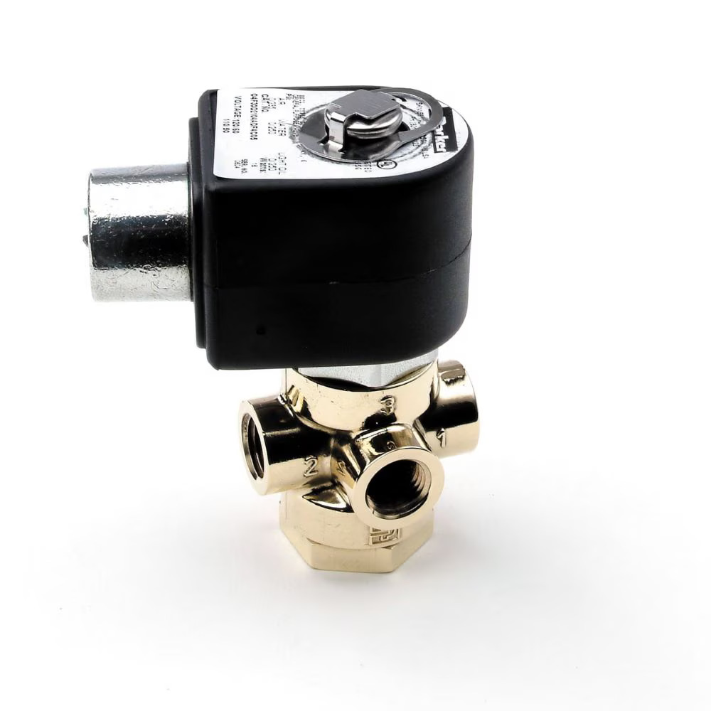 Parker 3-Way Normally Open, 1/4" NPT General Purpose Solenoid Valves