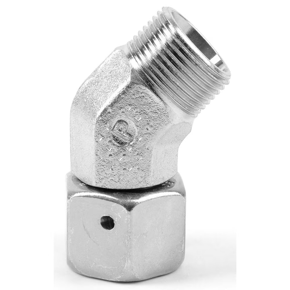 Stilbar 45° Vinkel med Svivel Omløber