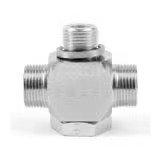 Højtryks Banjo T - Udvendig BSPP Gevind Med Blød Pakningsring