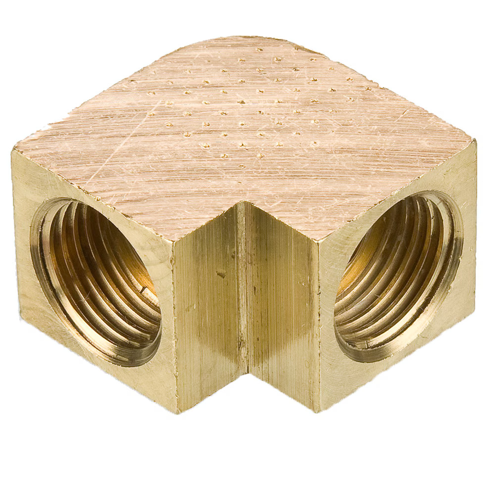 Brass Inverted Flare Fittings 90° Elbow Flare to Female Pipe