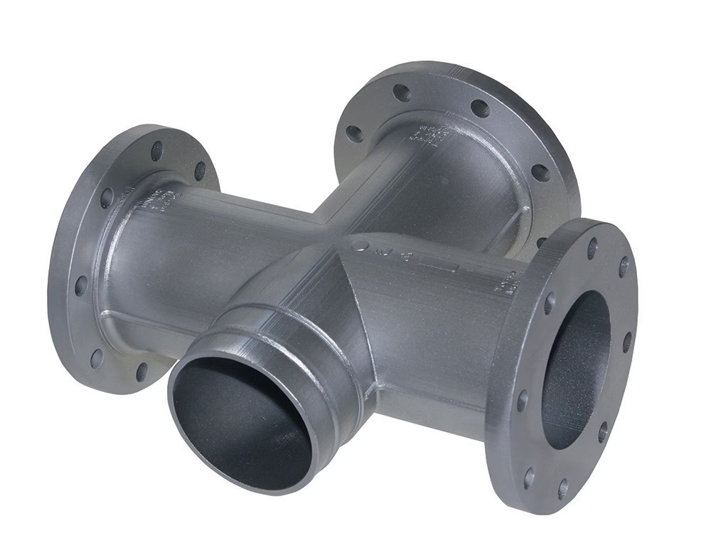 Transair® Fittings for Aluminum Pipe 3 Flanged ANSI Cross