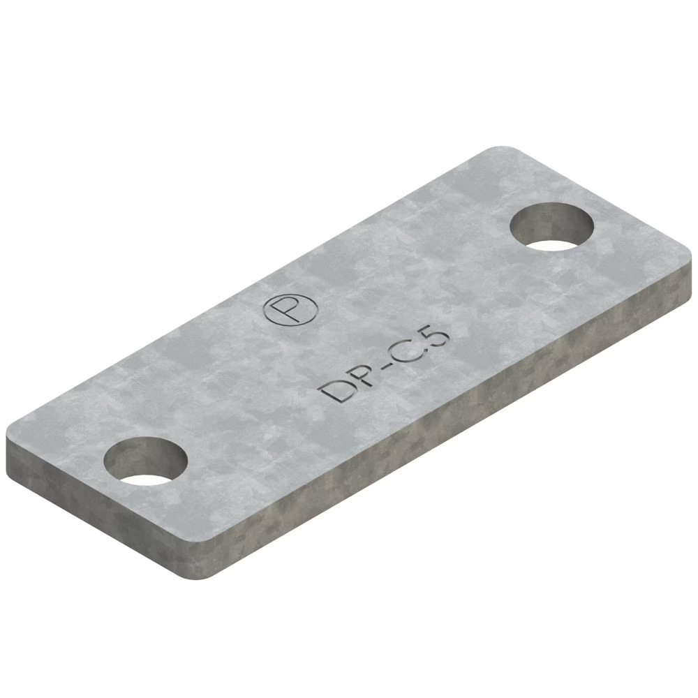 Clamps - Series C, Heavy Series (DIN 3015-2) Steel Galvanized Cr(VI Cover plate