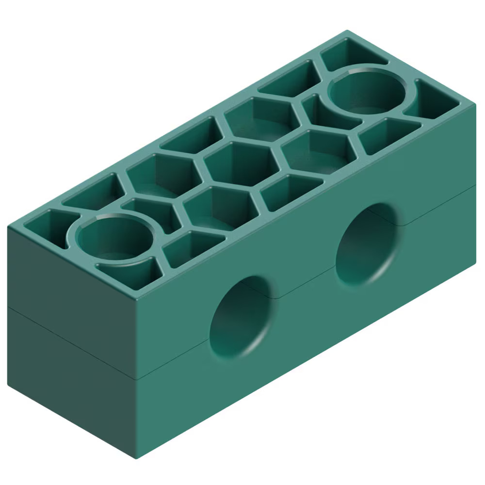 Clamps - Multiclamps (DIN 3015-1) Polypropylene Smooth without tension clearance