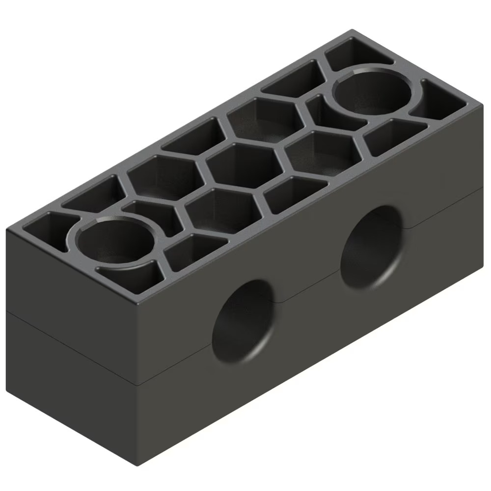 Clamps - Multiclamps (DIN 3015-1) Rubber Smooth without tension clearance