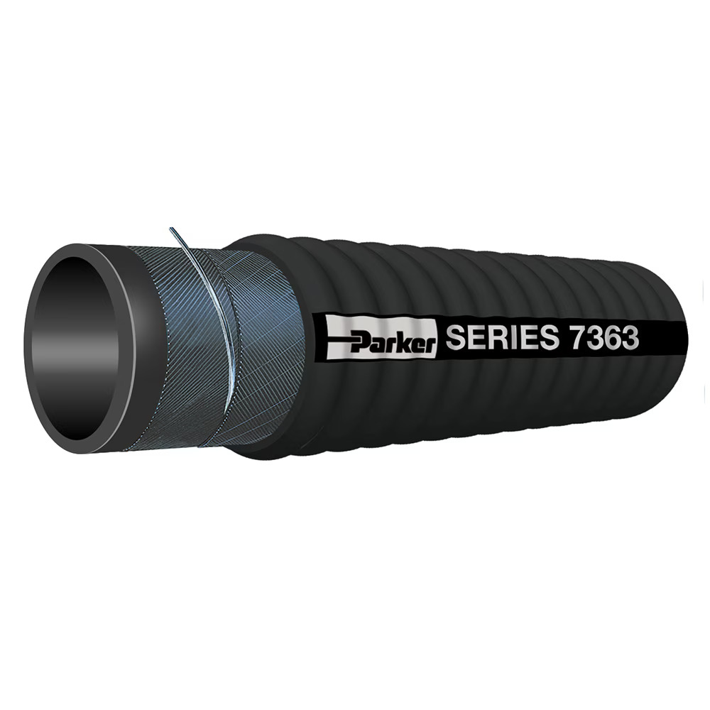 SUPER-FLEX® Large Diameter Corrugated Vacuum Hose, Series 7363