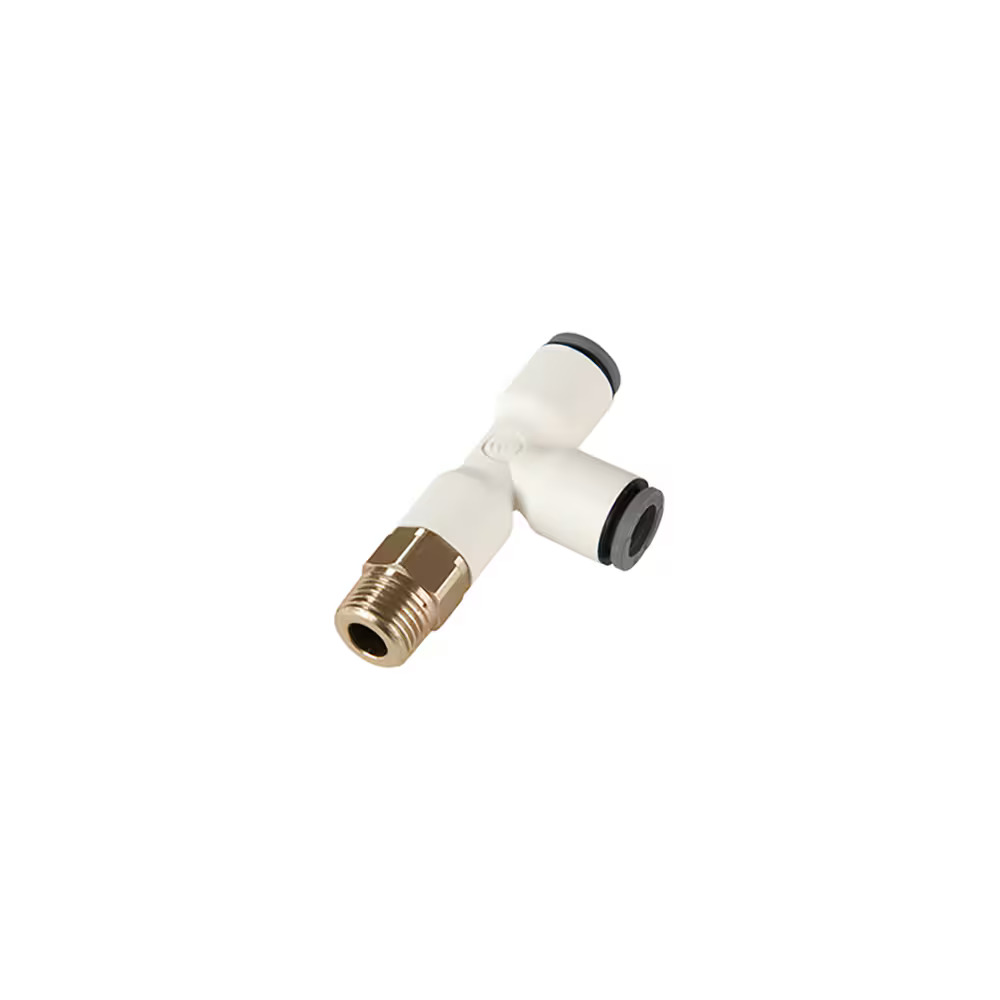 LIQUIfit® Push-In Fittings with Metal Adaptors Tee Tube Male BSPT