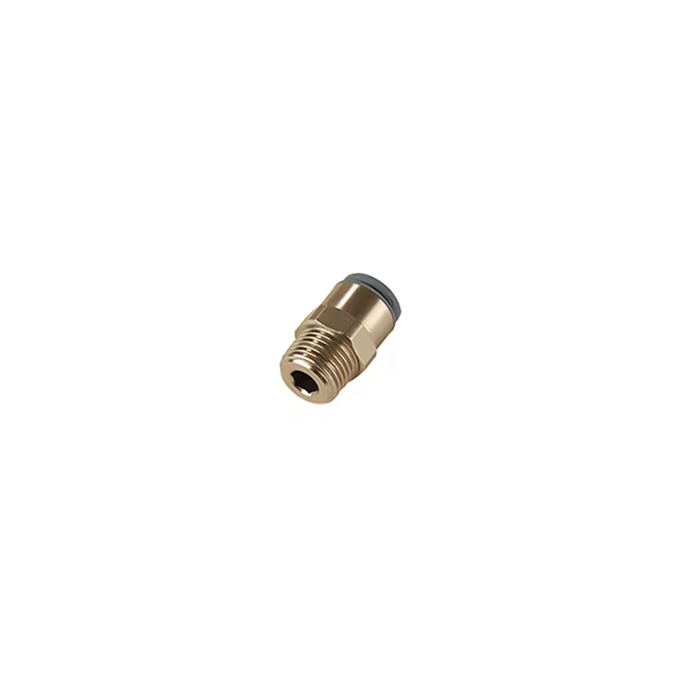 LIQUIfit® Push-In Fittings with Metal Adaptors Straight Male BSPT