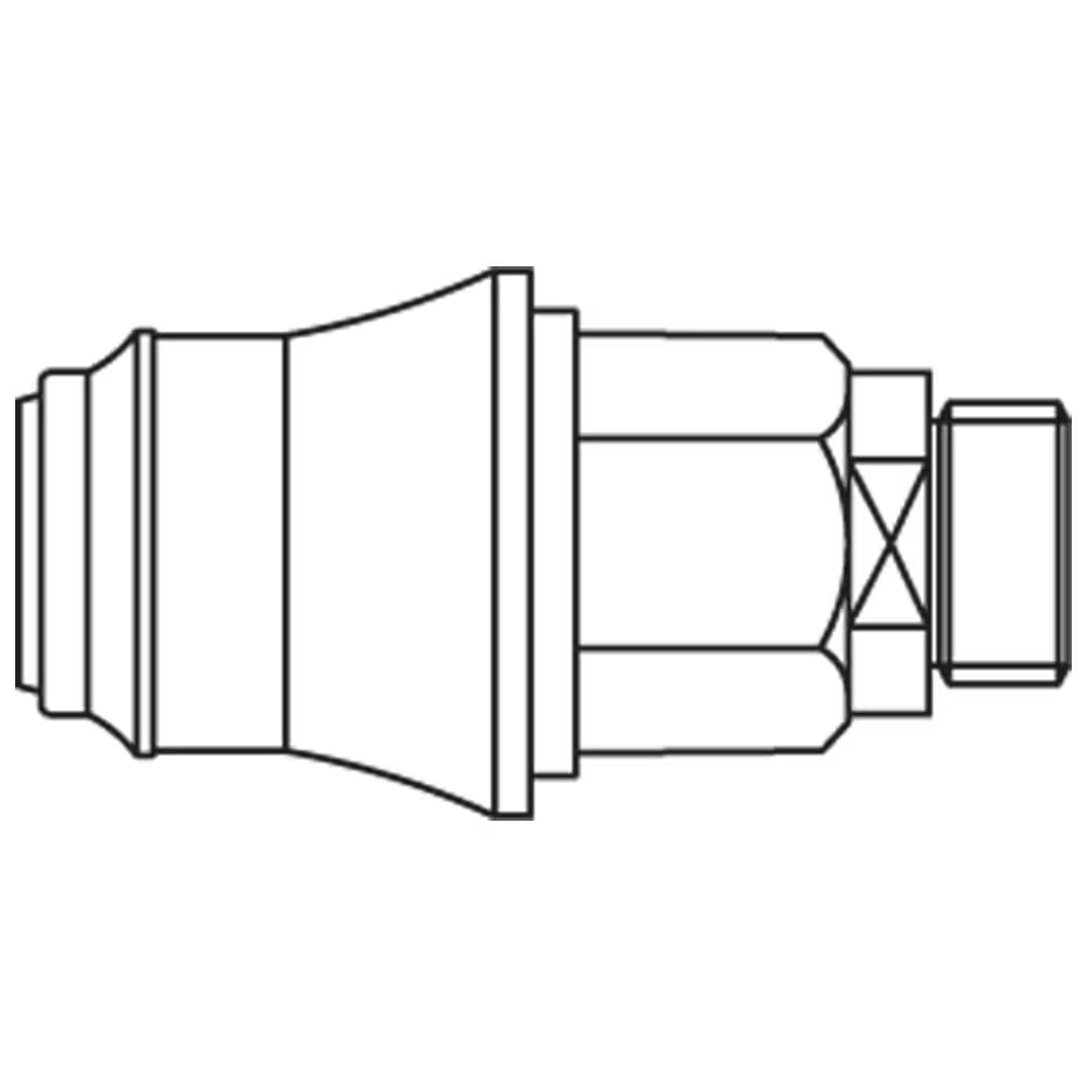 Quick Coupling for Medical Technology, Series MD Coupling Male Thread Double Shut-Off