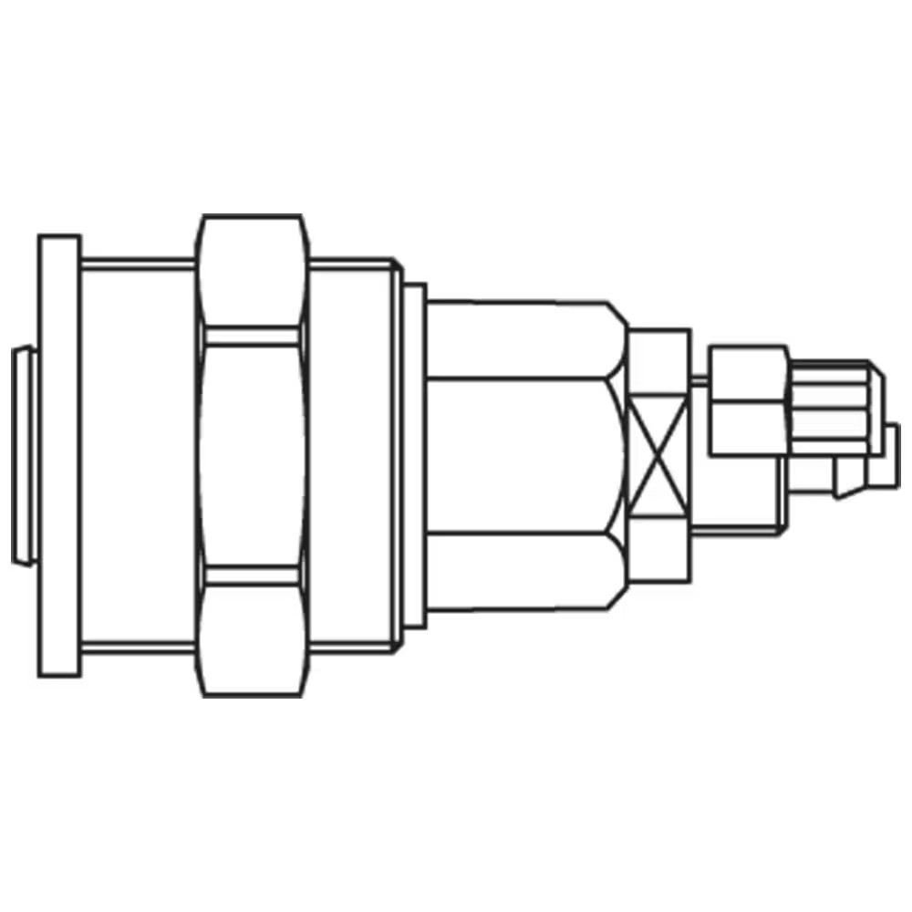 Quick Coupling for Medical Technology, Series MD Coupling Plastic Hose Connection Flush Mount Double Shut-Off