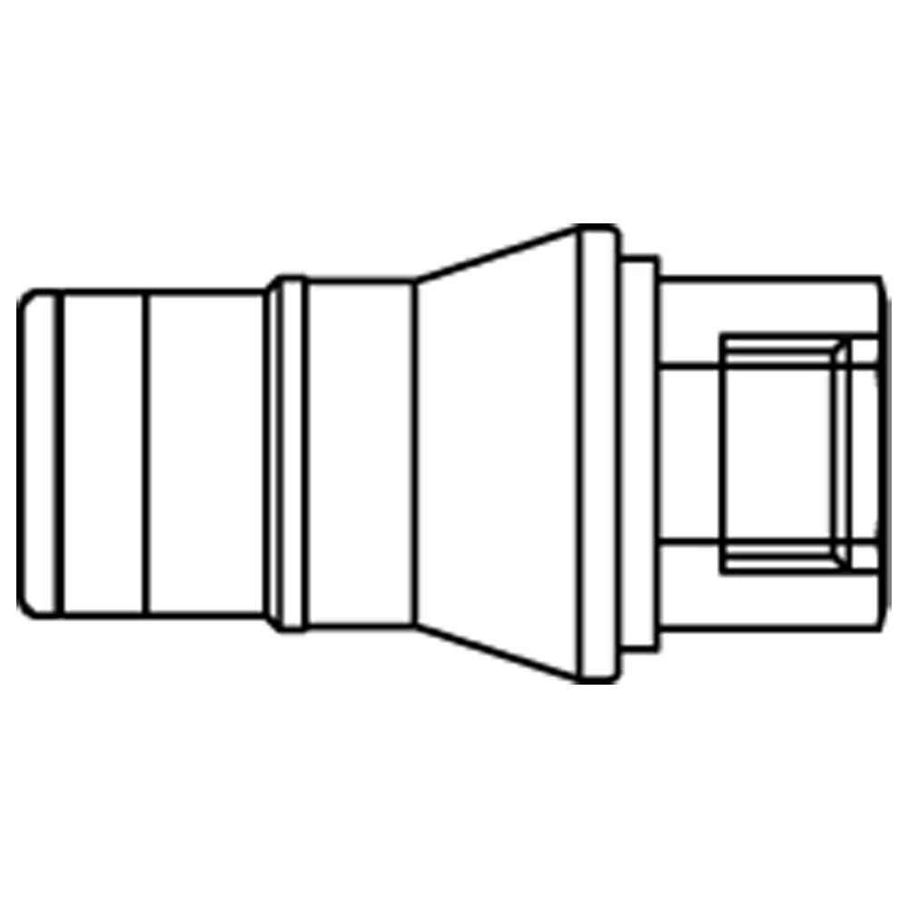 Quick Coupling for Medical Technology, Series MD Coupling Female Thread Single Shut-Off