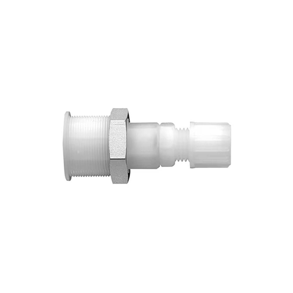 Serie 21  Double Shut-Off Hun Lynkobling (med ventil) - Med Plastikslange samling - PVDF