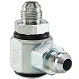 Hydraulic 90 Degree Elbow, Pressure Balanced Swivels - S Series Male JIC 37 degree Male JIC 37 degree