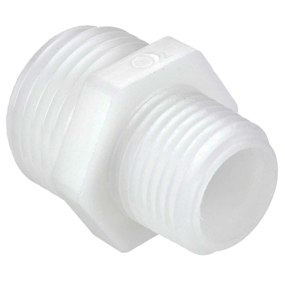 Plastic Barbed Fittings, Parker Par-Barbs Male Garden Hose to Male Pipe Male Pipe