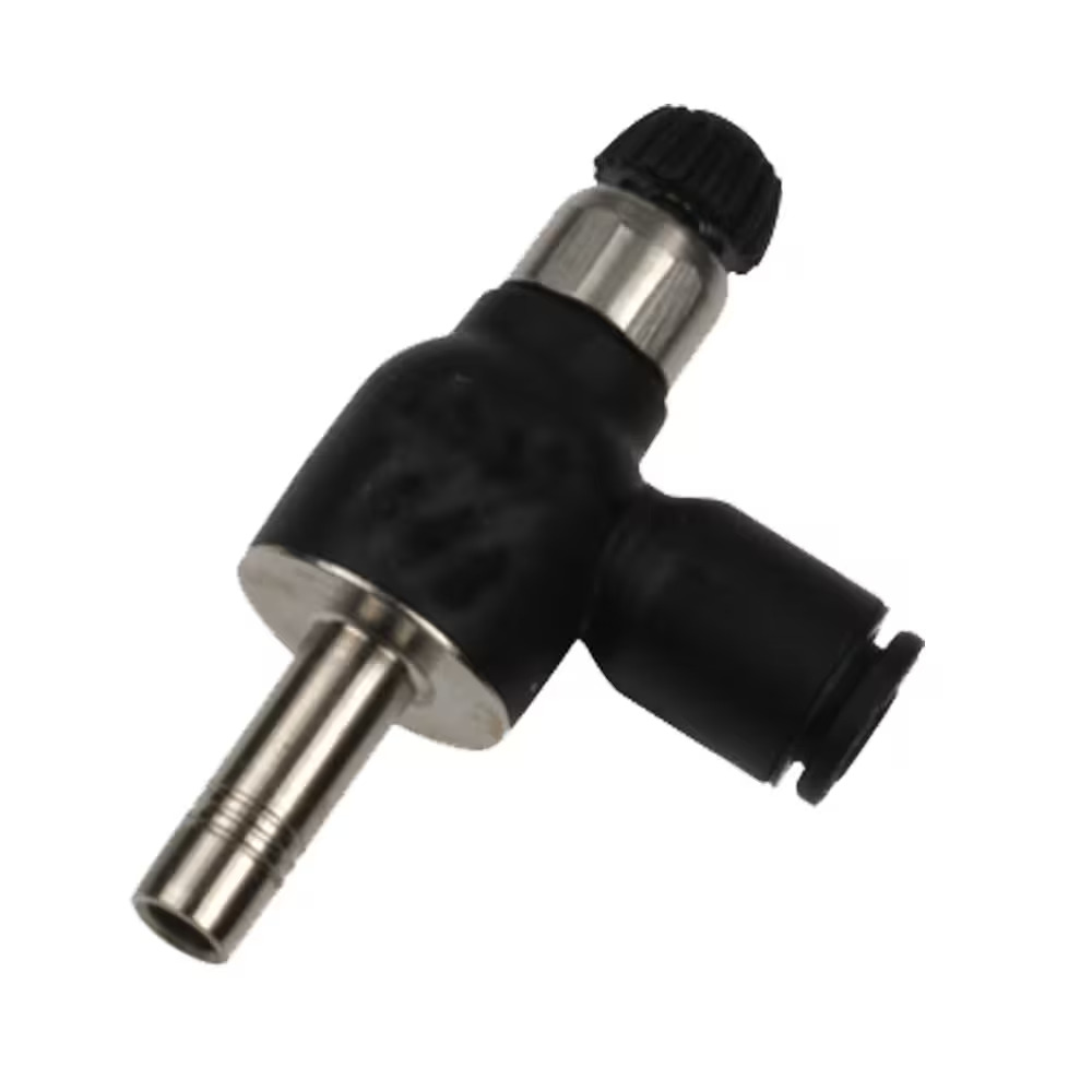 Composite Pneumatic Flow Controls Plug-In Tube to Stand Pipe Meter Out