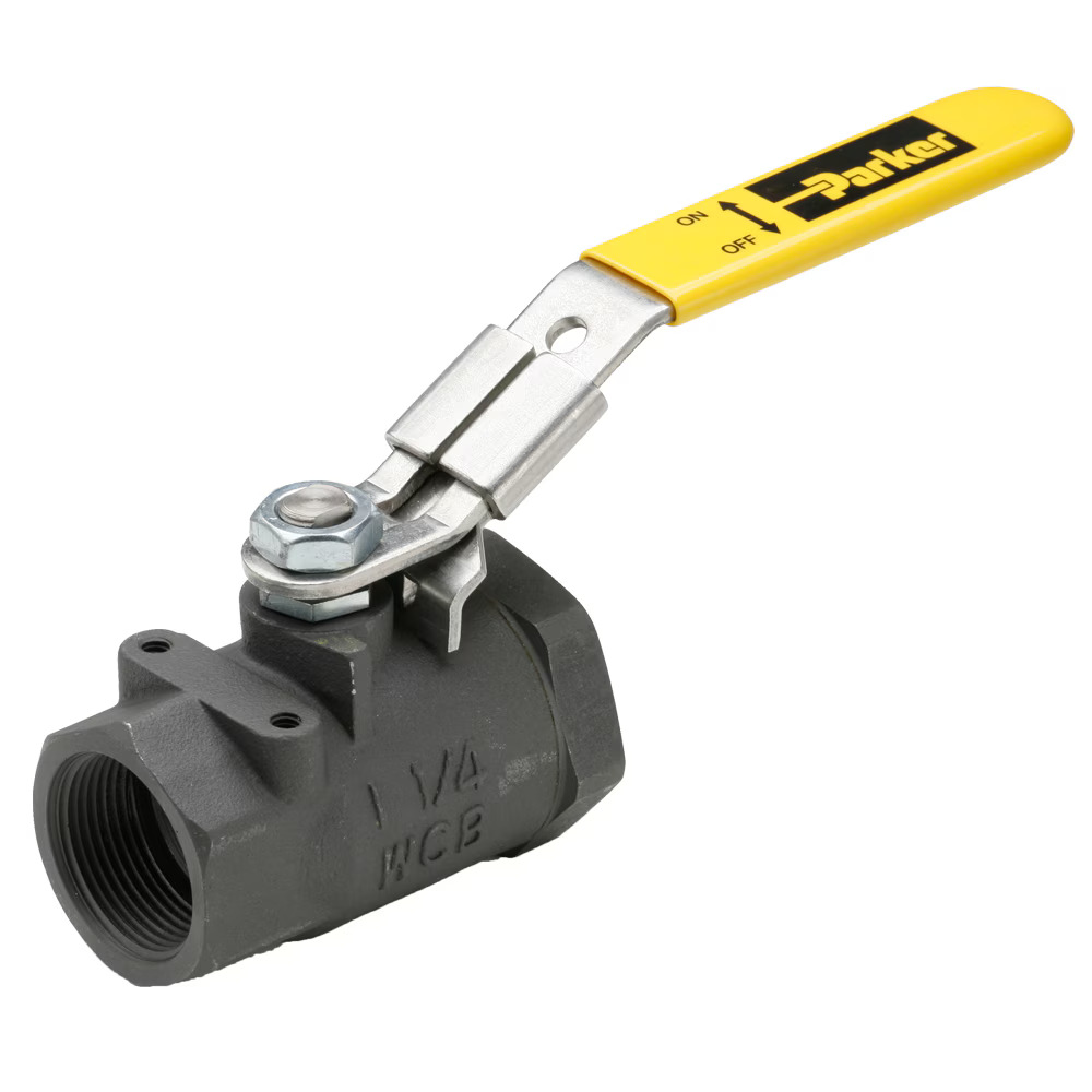 Industrial Ball Valves - Carbon Steel Panel Mount Female Pipe Ends