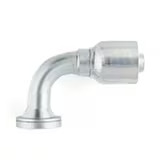 Crimp Style Hydraulic Hose Fitting – 71 Series Fittings SAE Code 62 Flange Head Elbow 90°