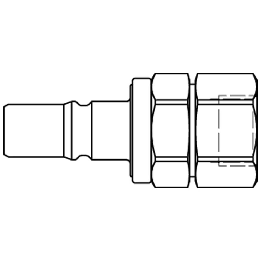 Quick Coupling for Fluid Handling Applications, Series 7000 7009 Plug AISI 303 Female Thread