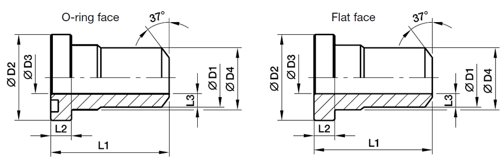 Firkant Flange Adapter (Svejseende) - Firkant flange / Svejseende