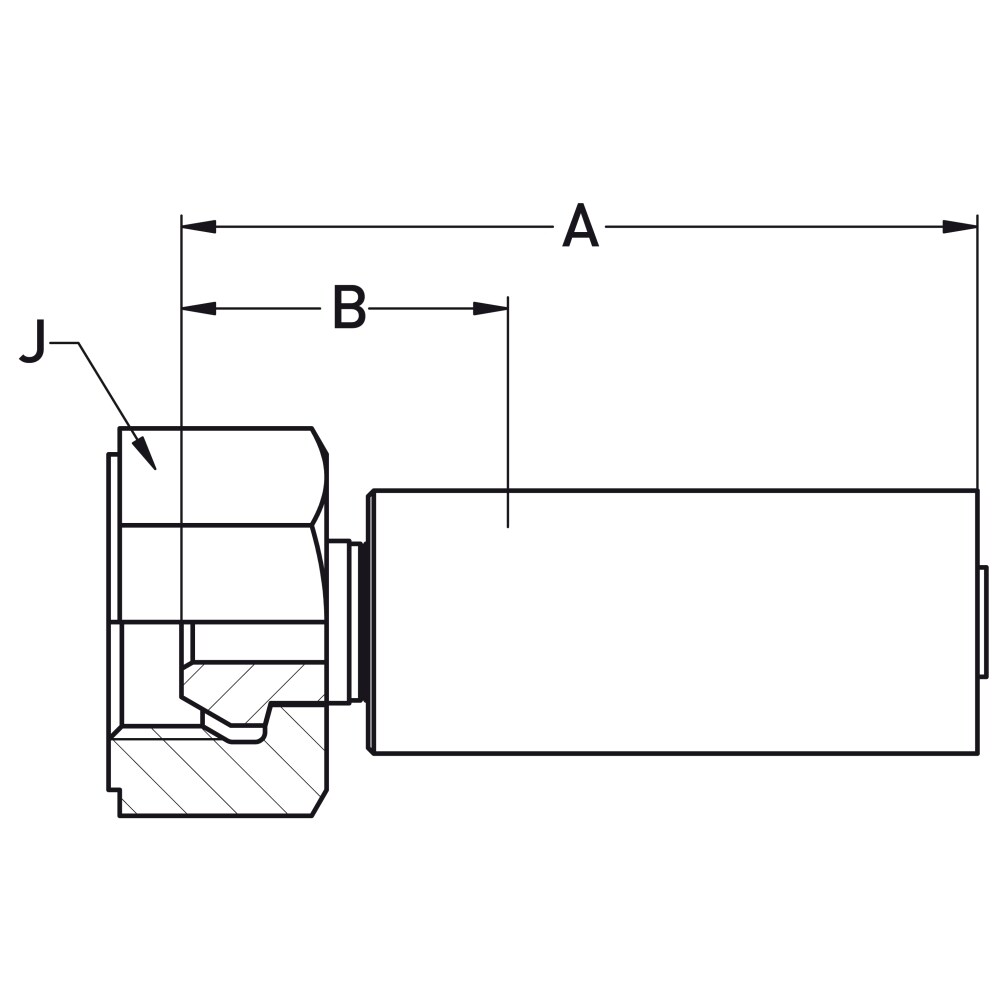 Crimped Thermoplastic UHP Hose Fittings, KX Series 92
