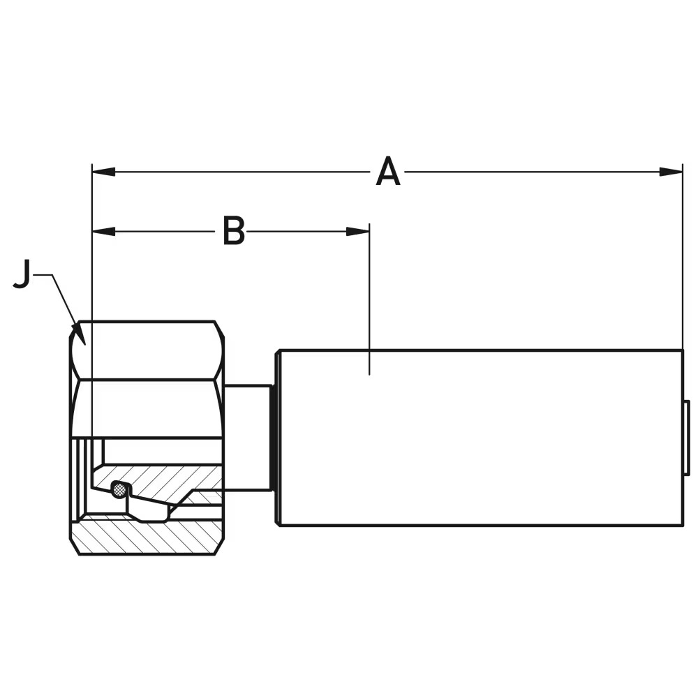 Crimped Thermoplastic UHP Hose Fittings, KX Series C9