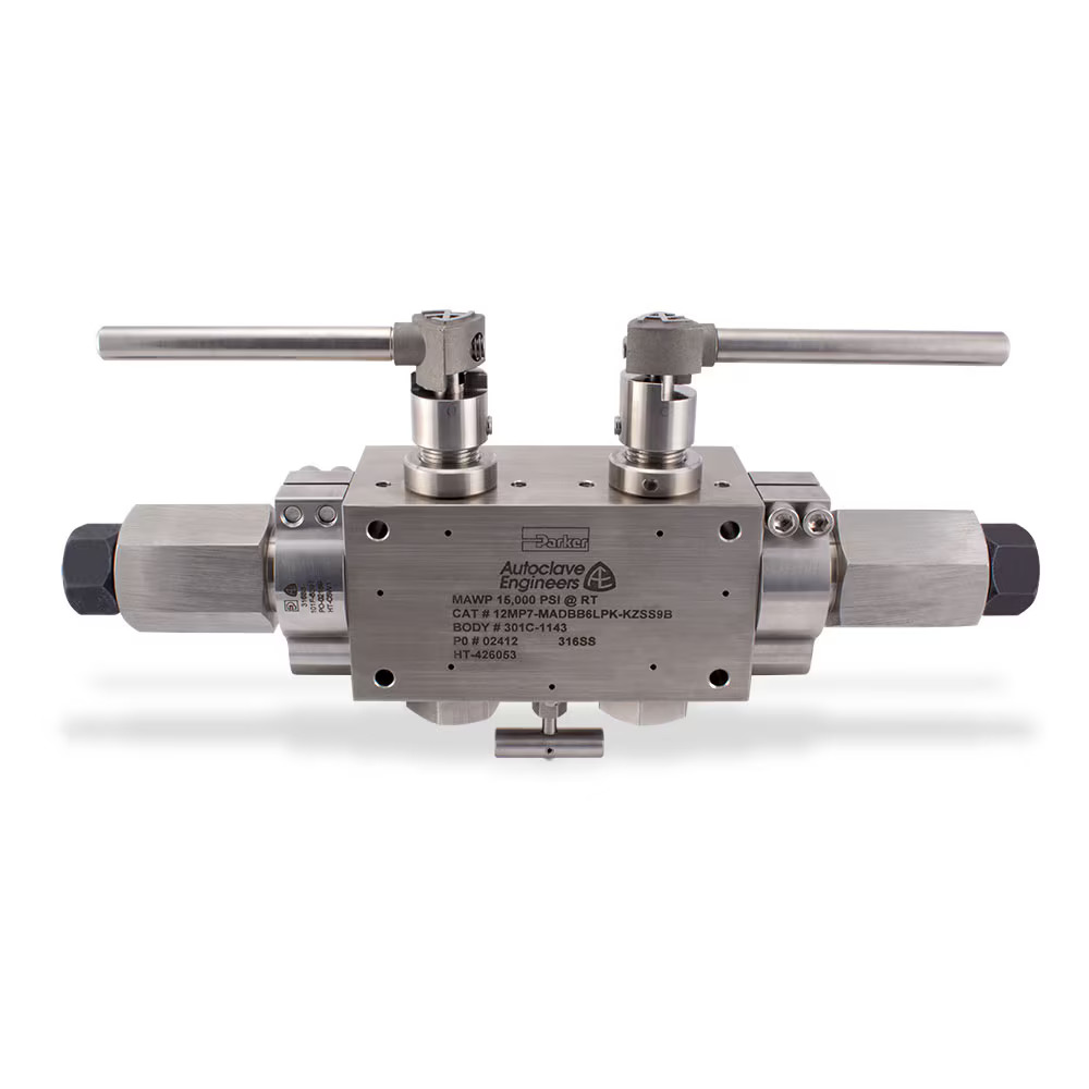 Ball valve 15000 psi double block and bleed madbb series