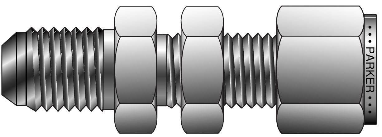 ALOK - 37° Udkravning Skotgennemførring Samler For Tomme Rør