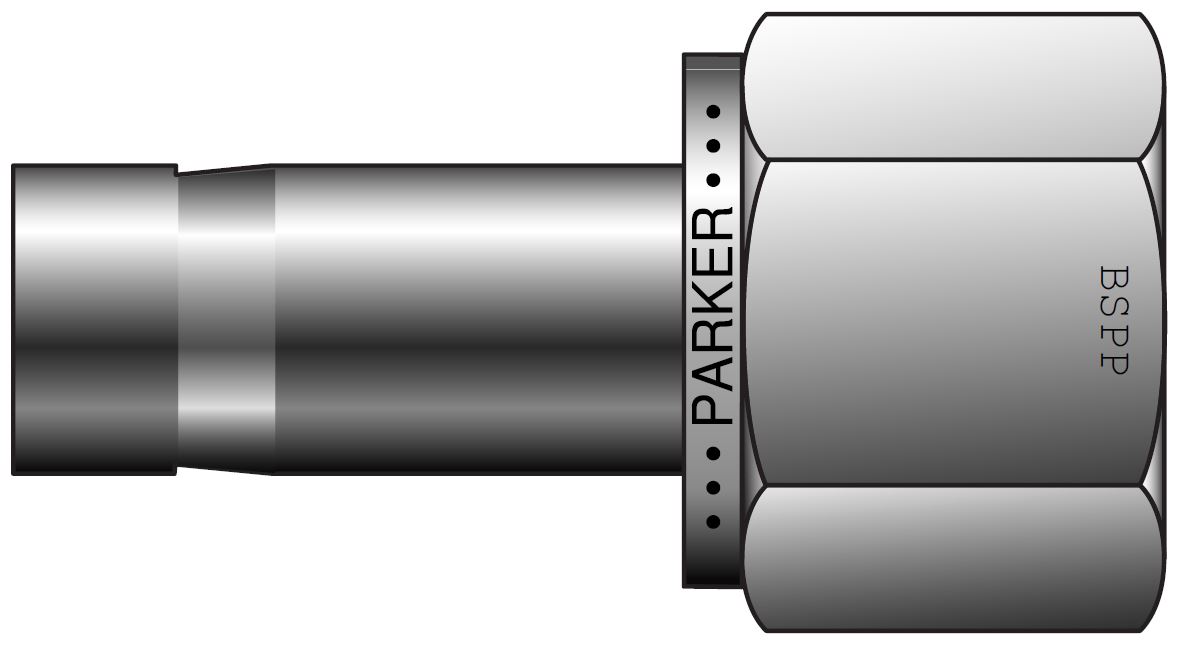 ALOK - BSPP Hun Adapter For Tomme Rør