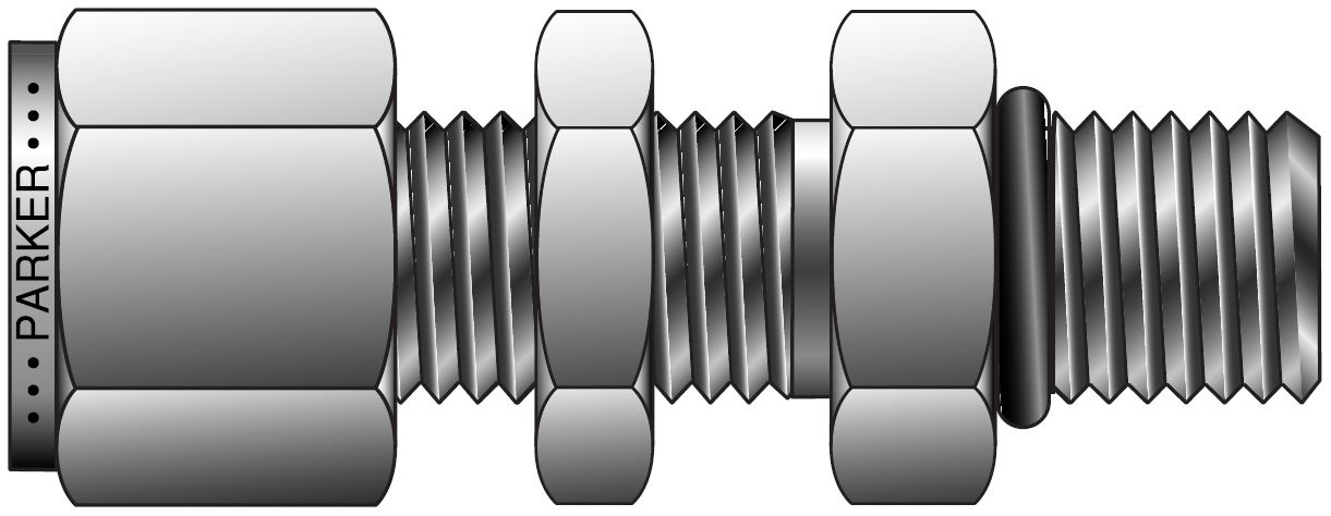 ALOK - Skotgennemførring Til Adaptor Adapter For Tomme Rør