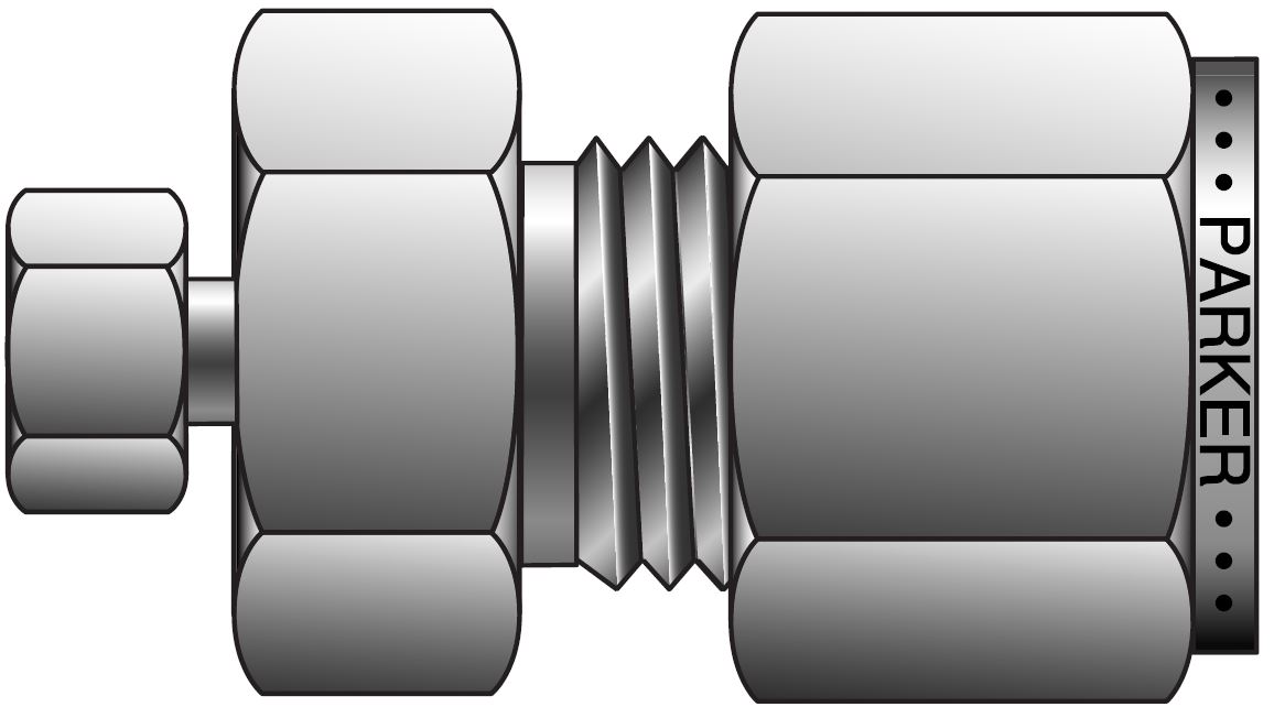 CPI - Column Ende Fitting Med Lav Intern Volume For Tomme Rør