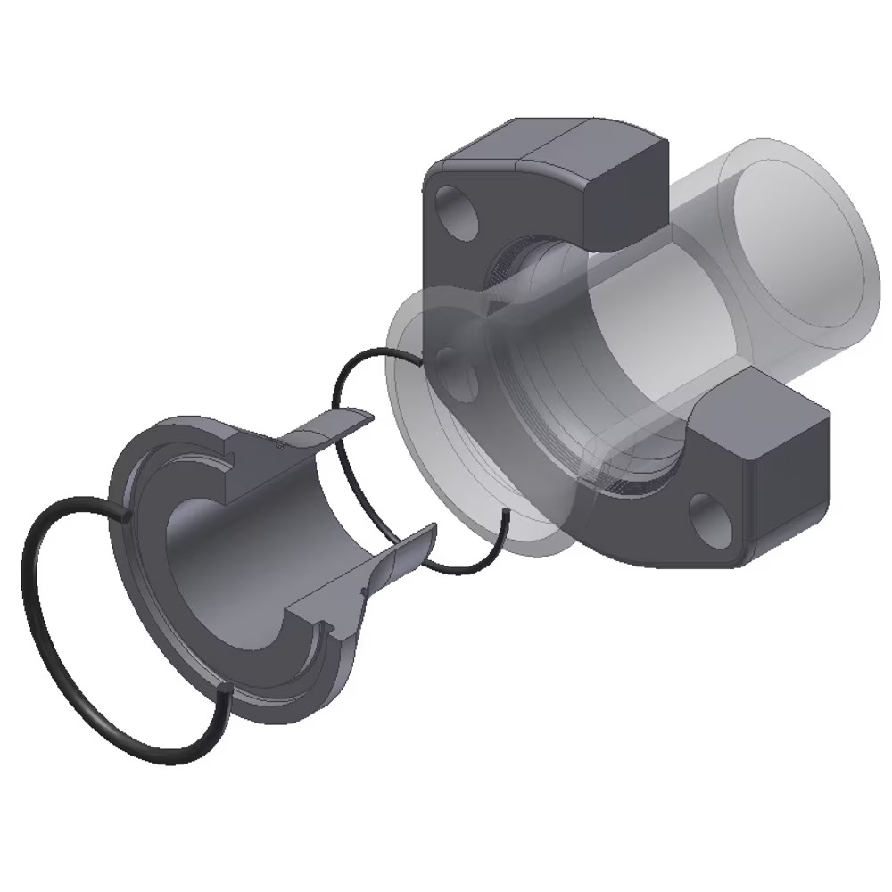 Indsats Med Face Pakning O-Ring