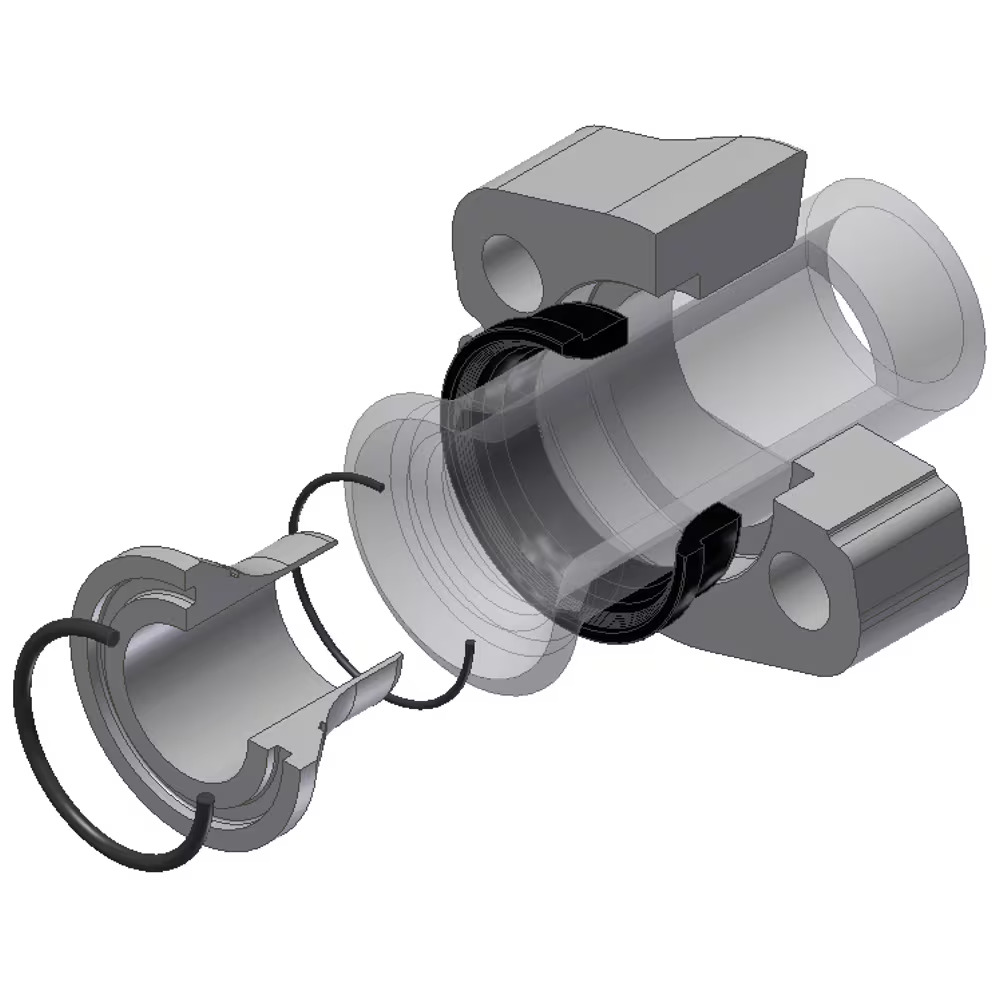 Indsats Med Face Pakning O-Ring