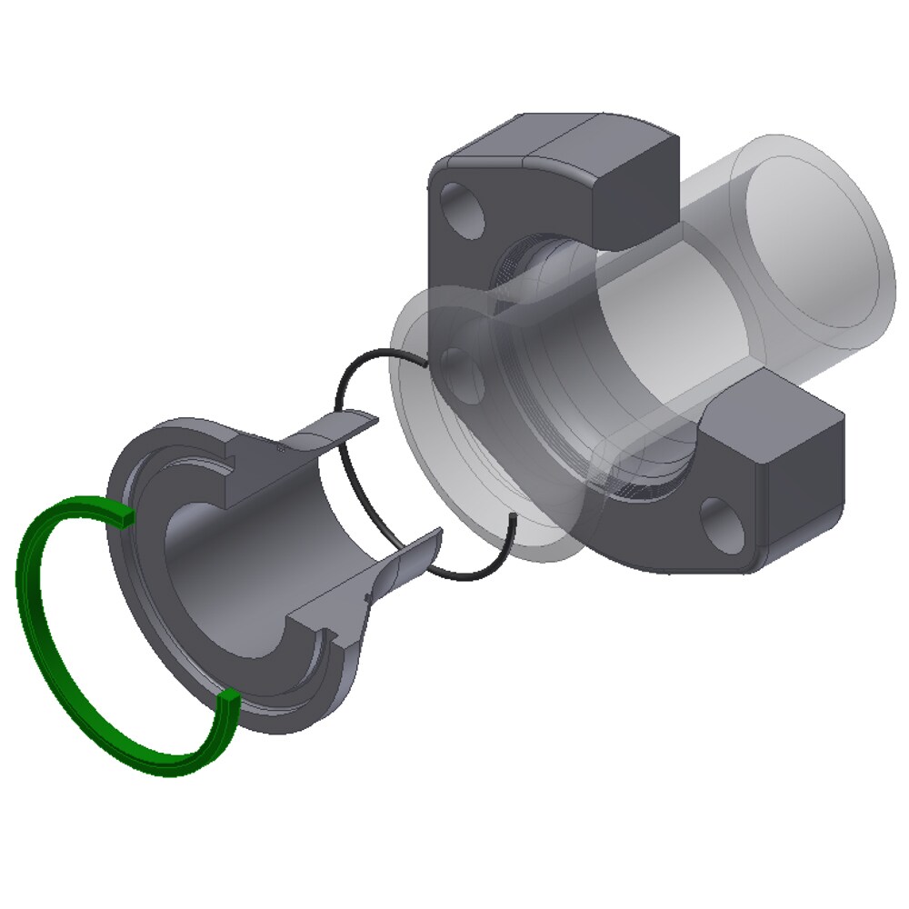 Indsats Med F37 Profile Pakning