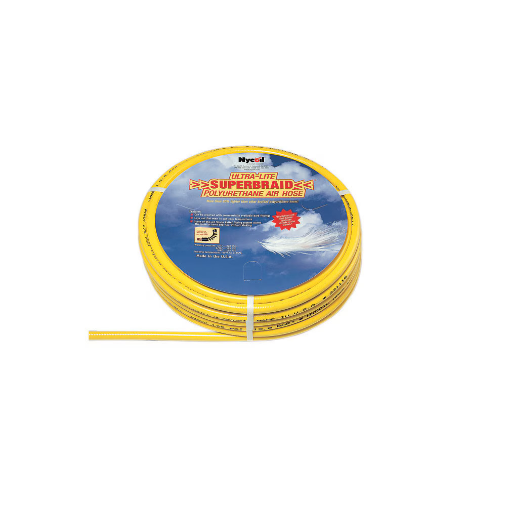 Braided Polyurethane (PU) Recoil Hose SU 25 M Polyurethane with textile braid